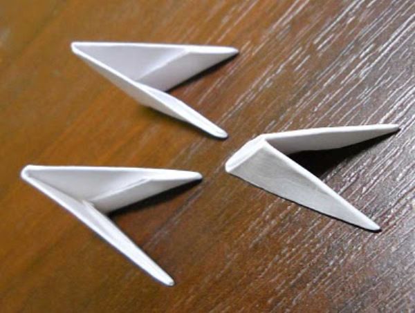 Оригами из бумаги: лебедь 1
