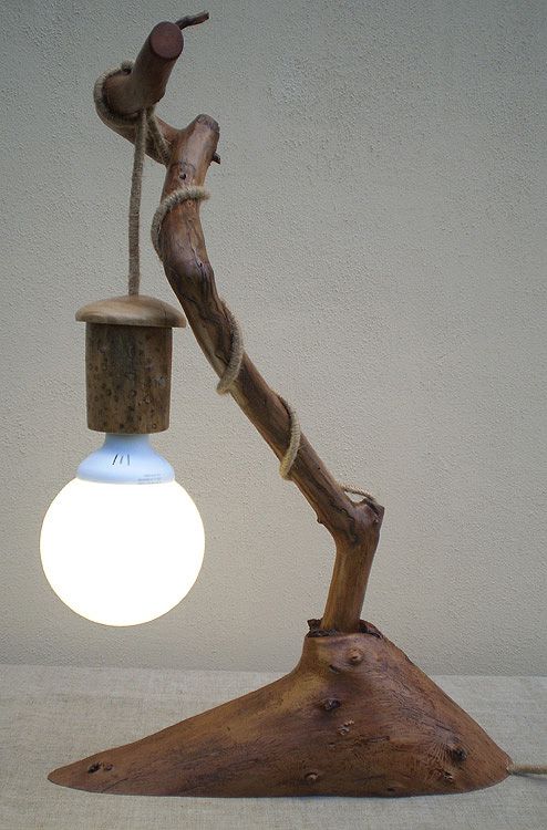 работы ручной дерева лампа светильник ночник led ручная декор работа подарок интерьера из
