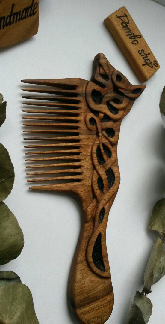 расческа маме девушке ореховая деревянная украшения волос для ручная заколка шпилька работа подарок женщине резьба