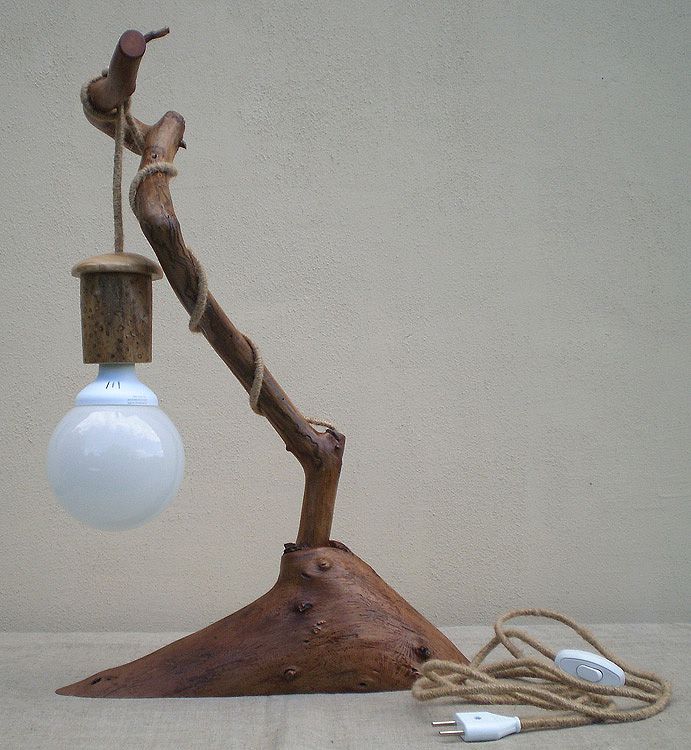 работы ручной дерева лампа светильник ночник led ручная декор работа подарок интерьера из