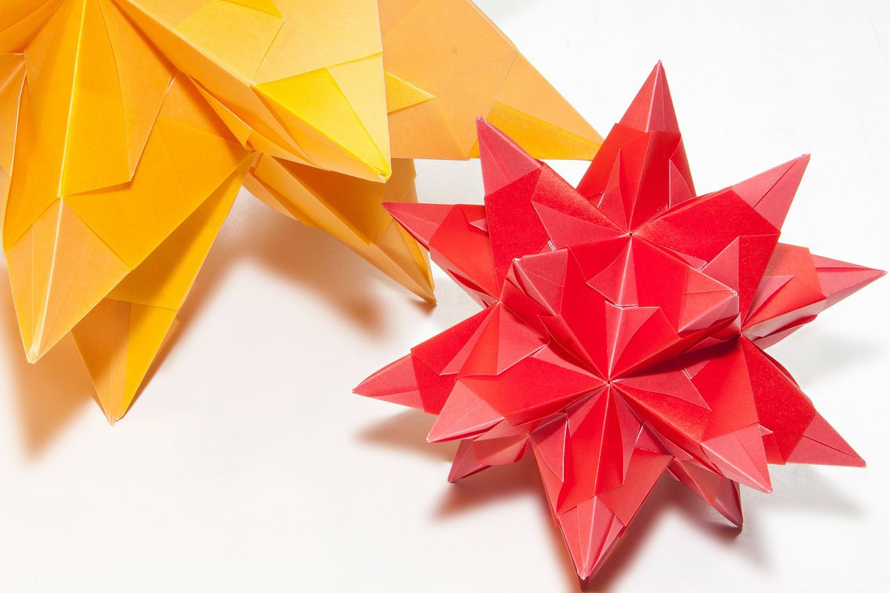 Простой вариант вазы в технике модульного оригами