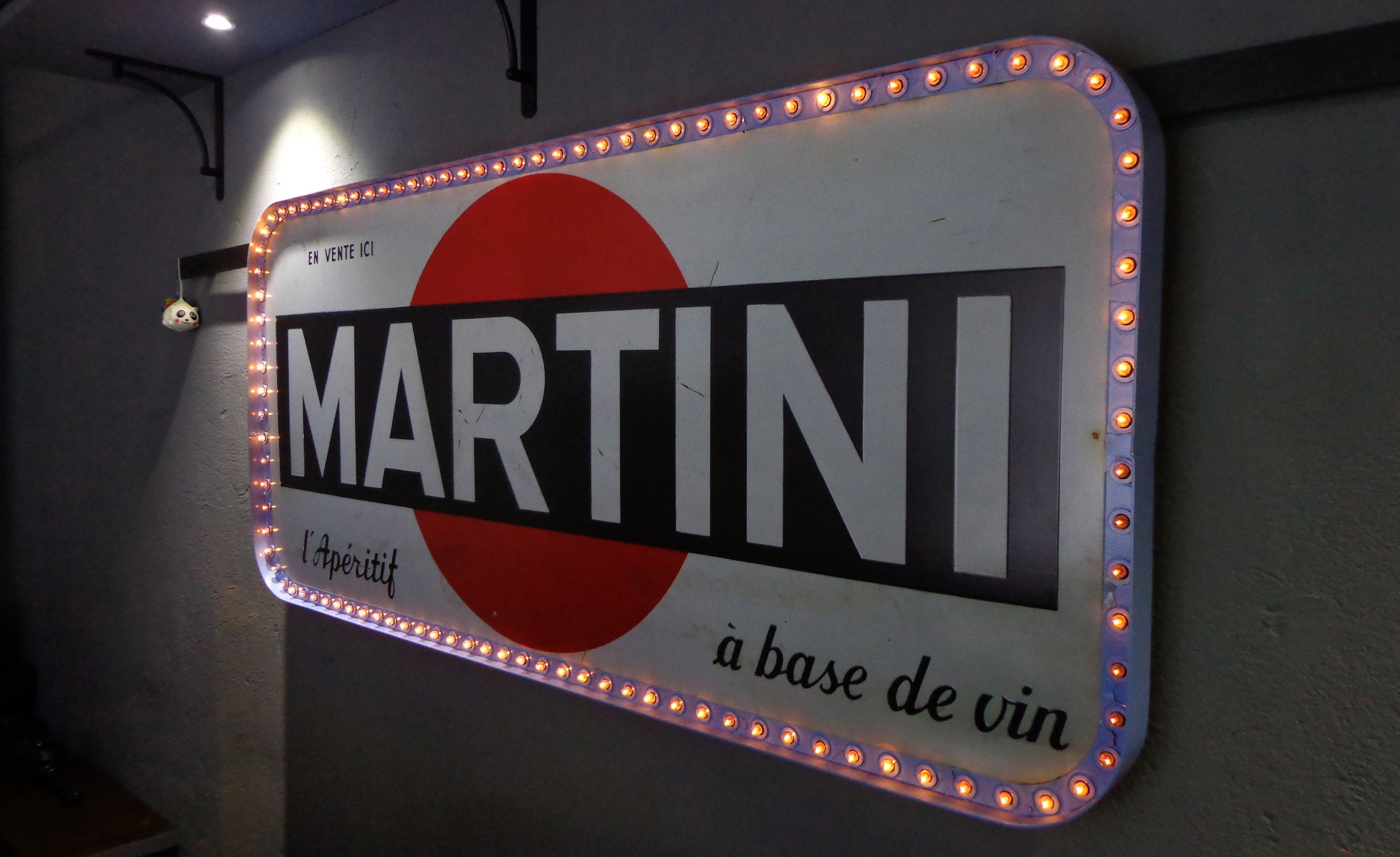 vintage дома декор дизайн редкость для стиль lighting ресторана вывеска мартини 1957 sign martini освещение лофт