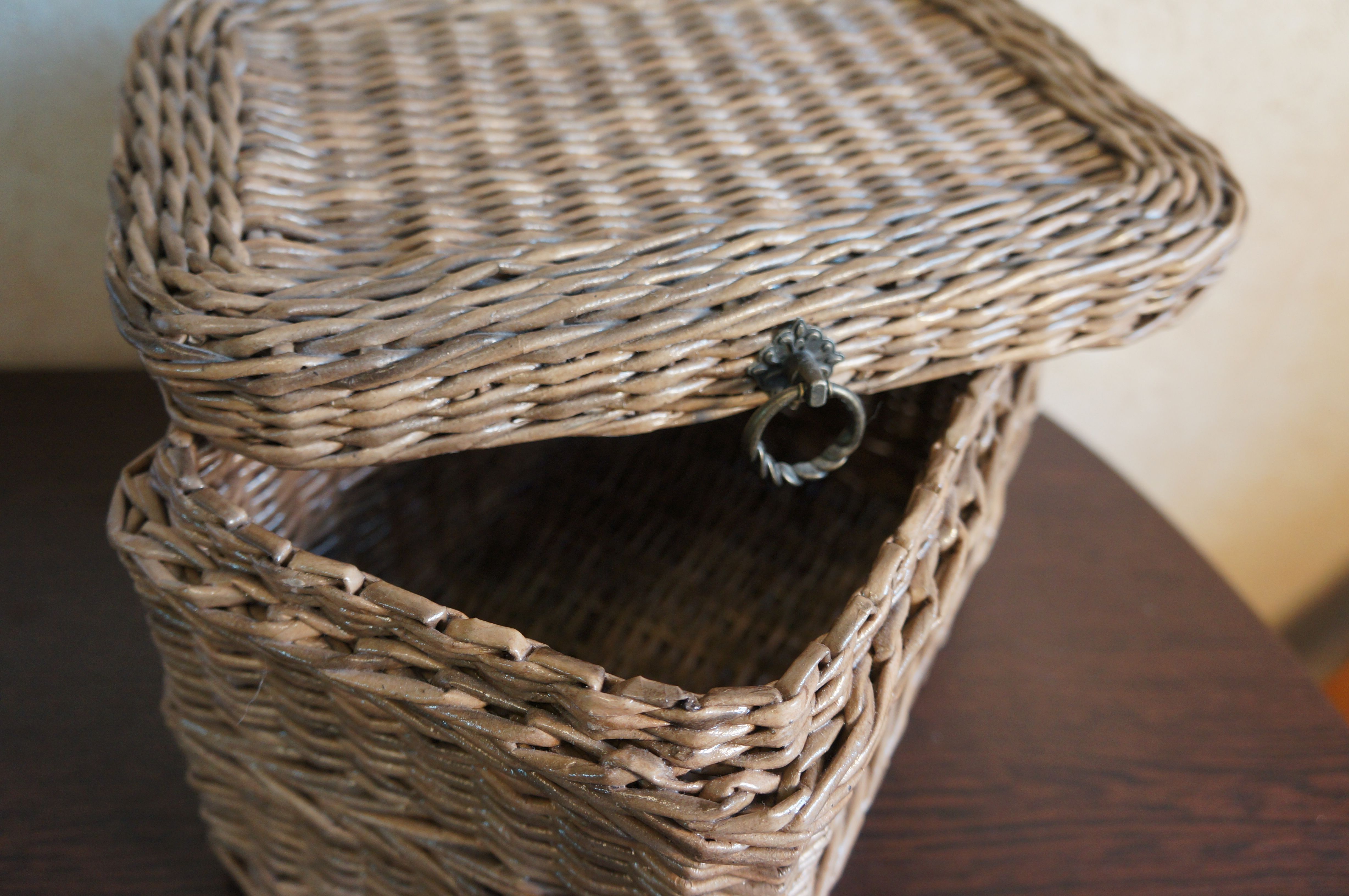 корзина коробка хранение плетеный короб