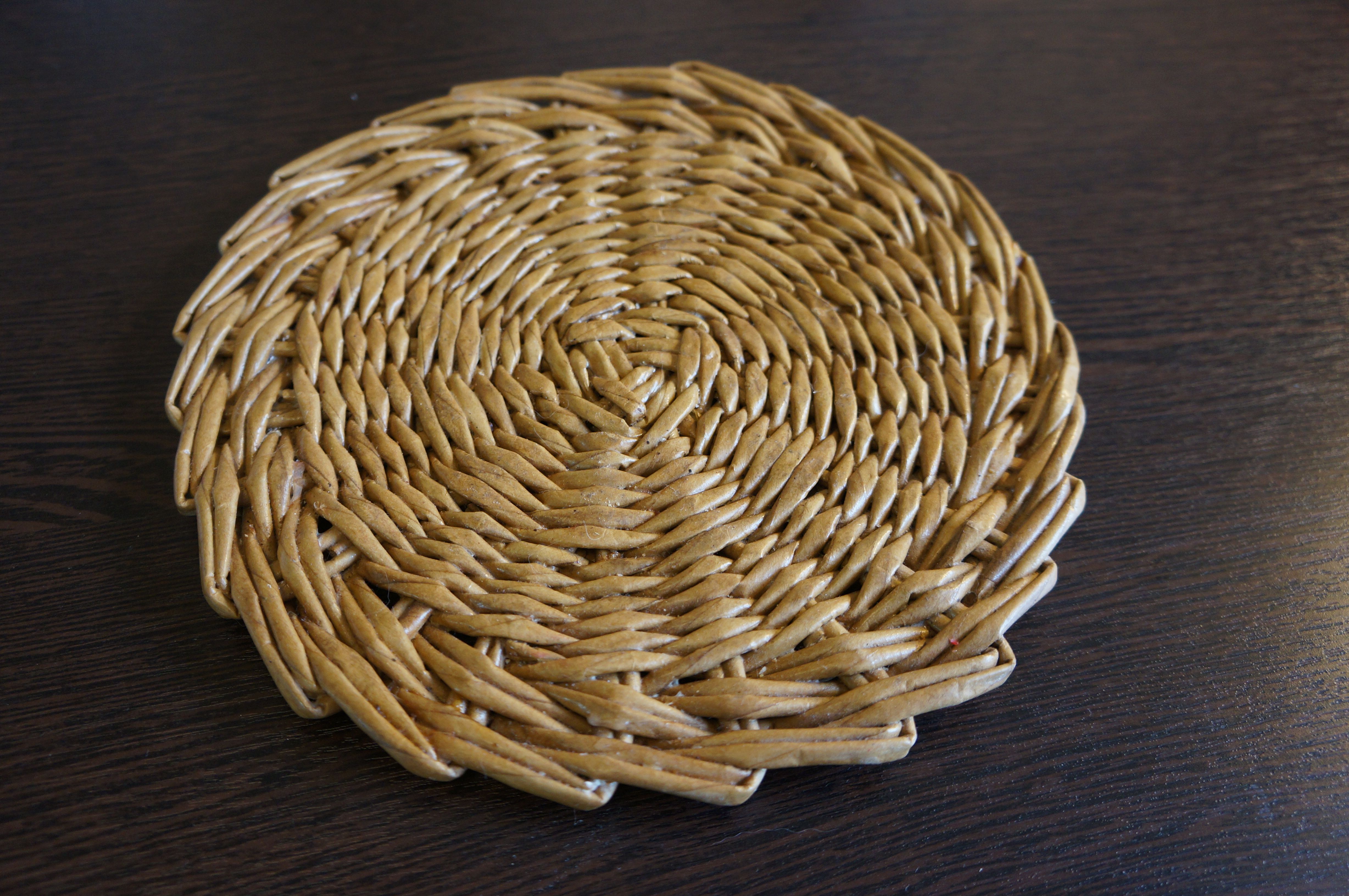салфетка корзина плейсмат плетеная сервировка плетеный стол ланчмат