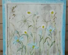 Панно «Цветочный пейзаж»