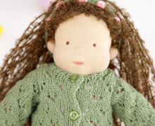 Вальдорфская кукла Розочка 35 см