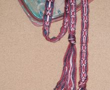 Тканный пояс "Кармин"