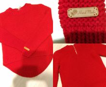 Джемпер с удлиненной спинкой