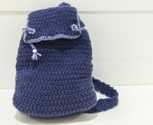 Рюкзачок синий.