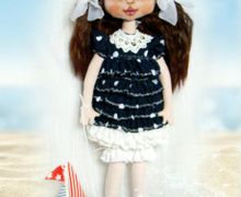 Авторская коллекционная текстильная кукла «ЭМИЛИ».