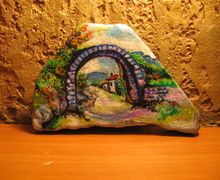 миниатюры на камнях