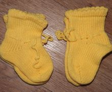 Носочки детские вязанные