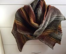 Шаль из 100% шерстяной пряжи Дундага