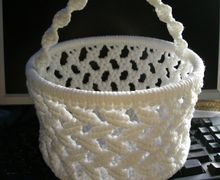 Корзинка макраме
