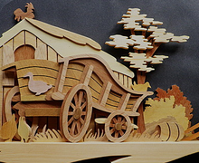 Украшение на стенку из дерева