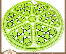 Салфетка брюгге "Баклажанные узоры"