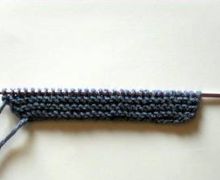 Следки спицами