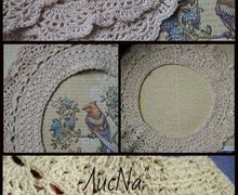 Хлопковый кружевной воротничок, подойдет для платья или кофточки.