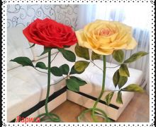 Розы гиганты из фоамирана
