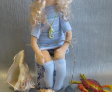 Текстильная кукла. Авторская работа