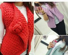 Вязаные жилетки