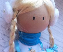 Интерьерная кукла Снежинка