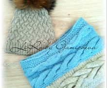 Комплект шапка+снуд