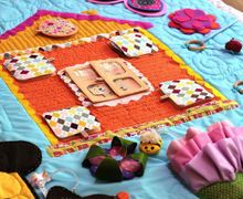 Развивающий коврик своими руками