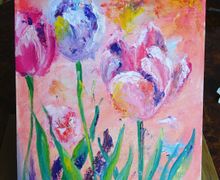 На одном дыхании тюльпаны