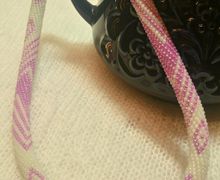 Вязаный жгут Нежный Зигзаг