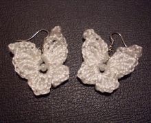 серьги Бабочки