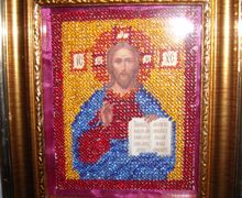 Икона бисером "Образ Иисуса Христа"
