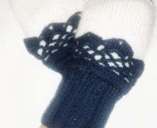 Митенки- манжеты Морозная свежесть