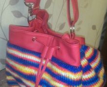 Сумка женская вязанная ручная работа