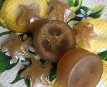 Массажное мыло "Зелёный чай с лимоном"