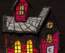 Ночник - домик Halloween