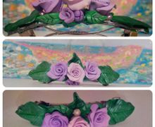 Заколка для волос из полимерной глины