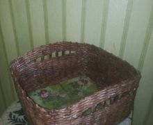 Квадратная корзинка