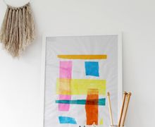 Авангардная картина-аппликация для вашего интерьера