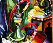 натюрморт, восточная роскошь