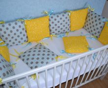 Бортики-подушки в детскую кроватку