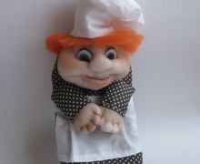 Прихватка  для кухни декоративная Кукла чулочная Повар