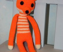 Лис Длинноногий вязаный