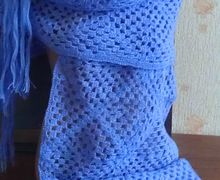 Палантин крючком