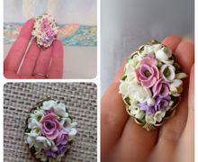 Брошь из полимерной глины