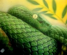 Картина в технике аэрография без рамы