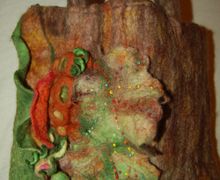 сумка валяная "Осенний Блюз"