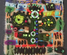 Декоративное панно этно-дерево