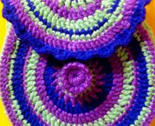 Вязаная сумочка для девочки 