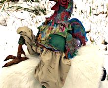 Интерьерная игрушка,ГРУНТОВЫЙ ТЕКСТИЛЬ  Пётр Петрович